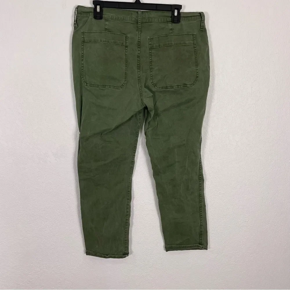 Madewell Army Green Skinny Leg Pants‎